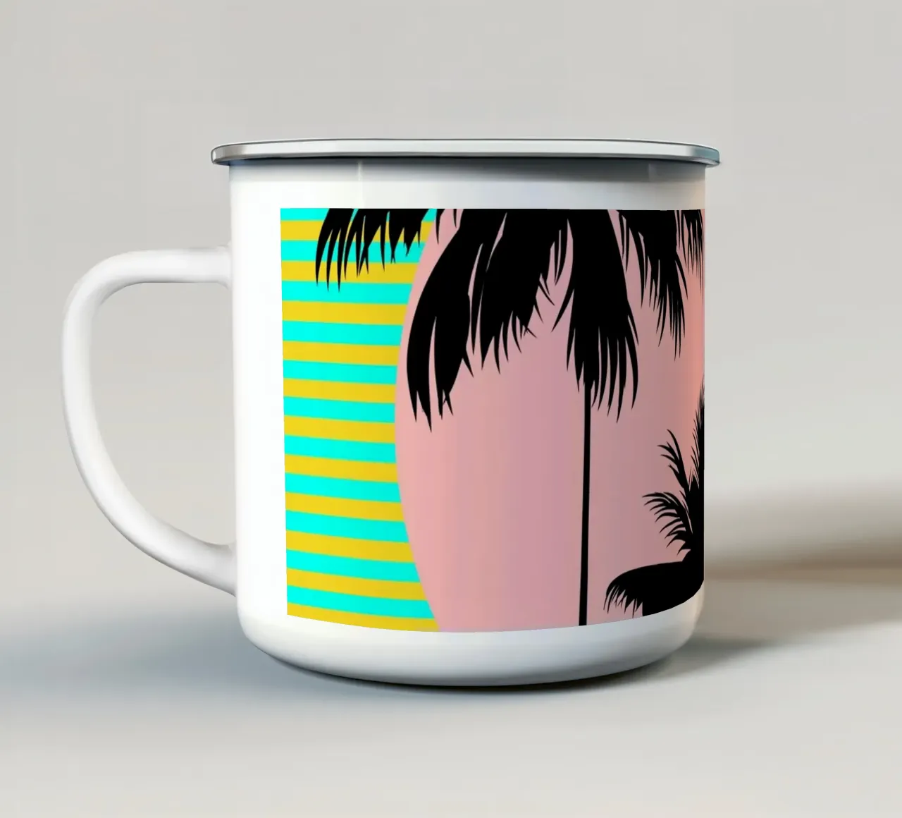 Ciao California Sogni di sole tazza in smalto da SilverPegasus