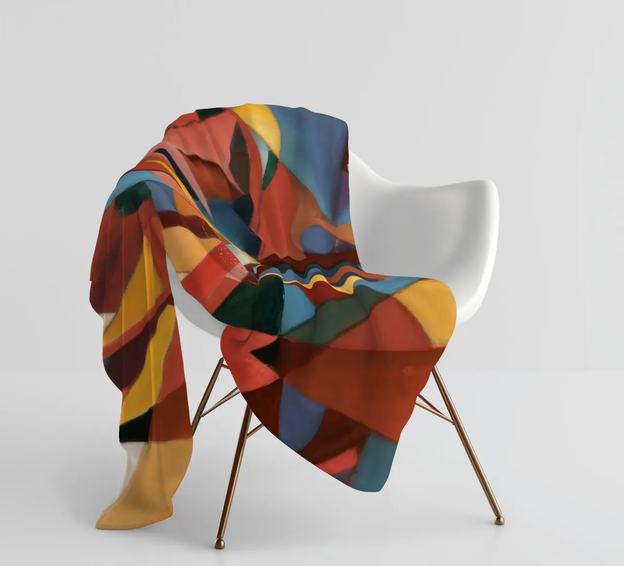 Ritmo a spirale cremisi coperta in pile da Obisidian Brush