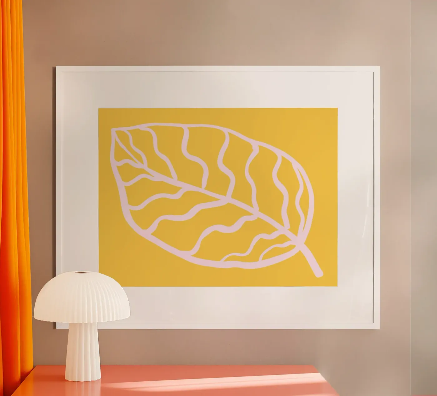 SUN Leaf poster by All Colours