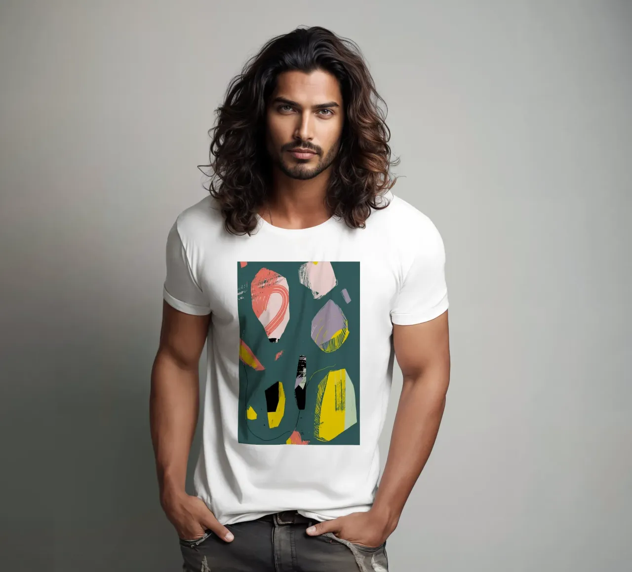 Jade Rock t-shirt da Jilli Darling Art