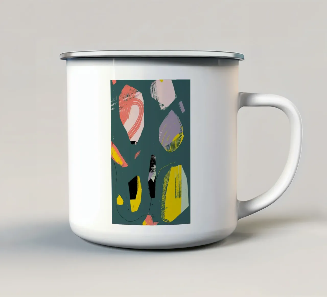 Jade Rock tazza in smalto da Jilli Darling Art