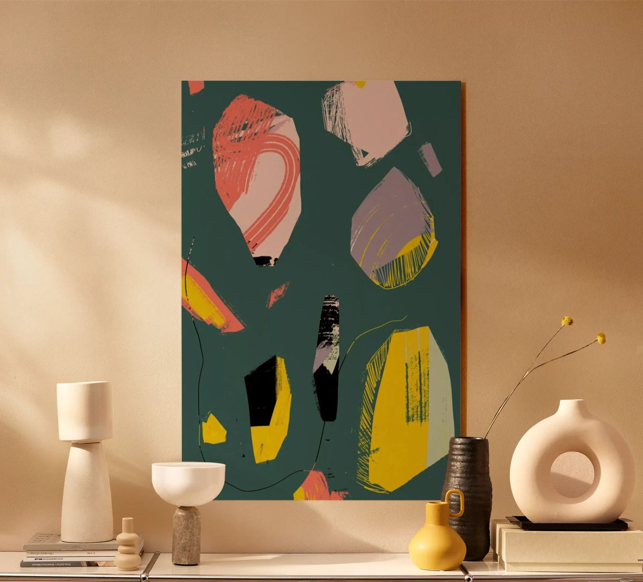 Jade Rock acrylic glass by Jilli Darling Art