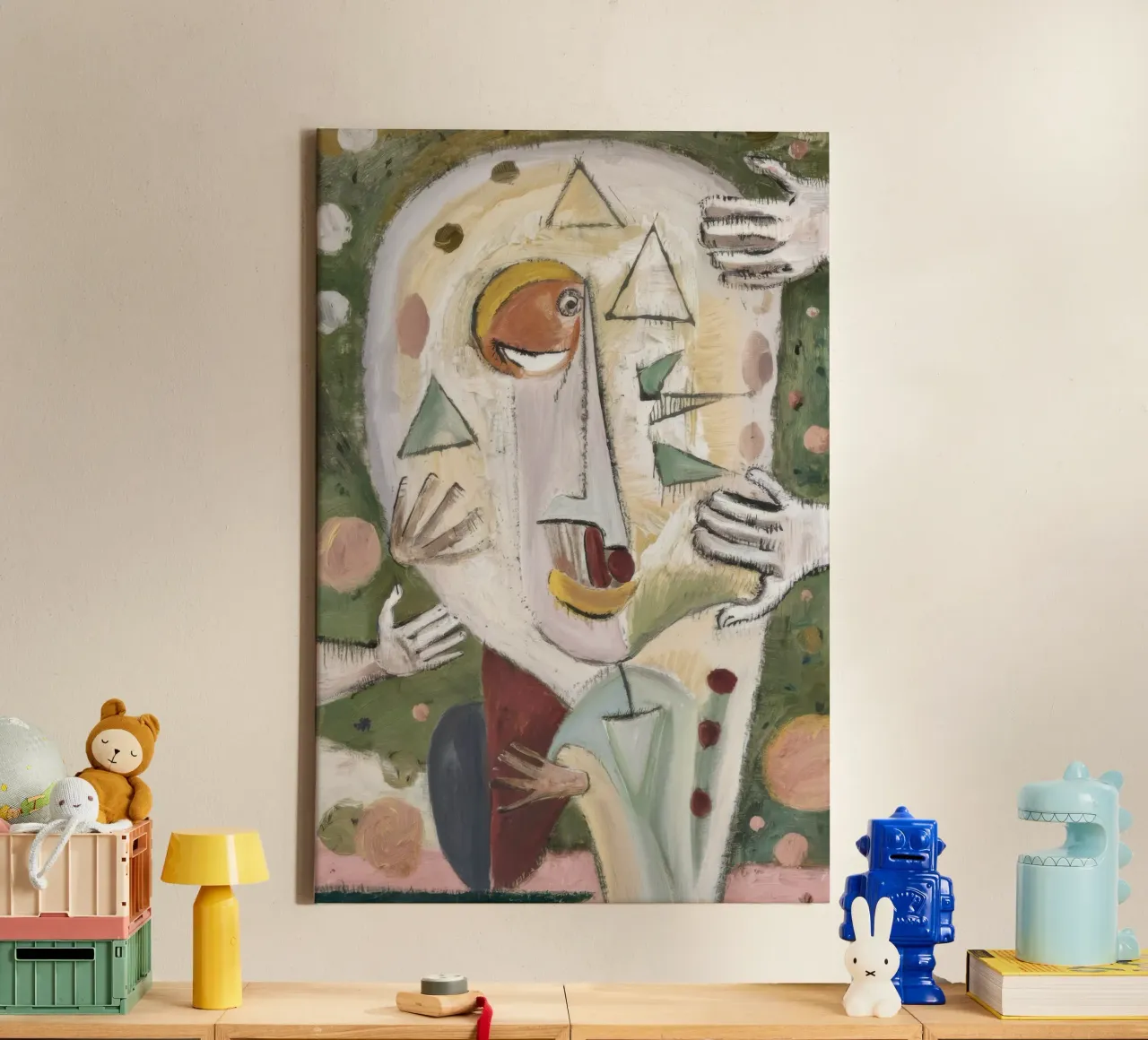 Celestial Offering Dance canvas by Obisidian Brush