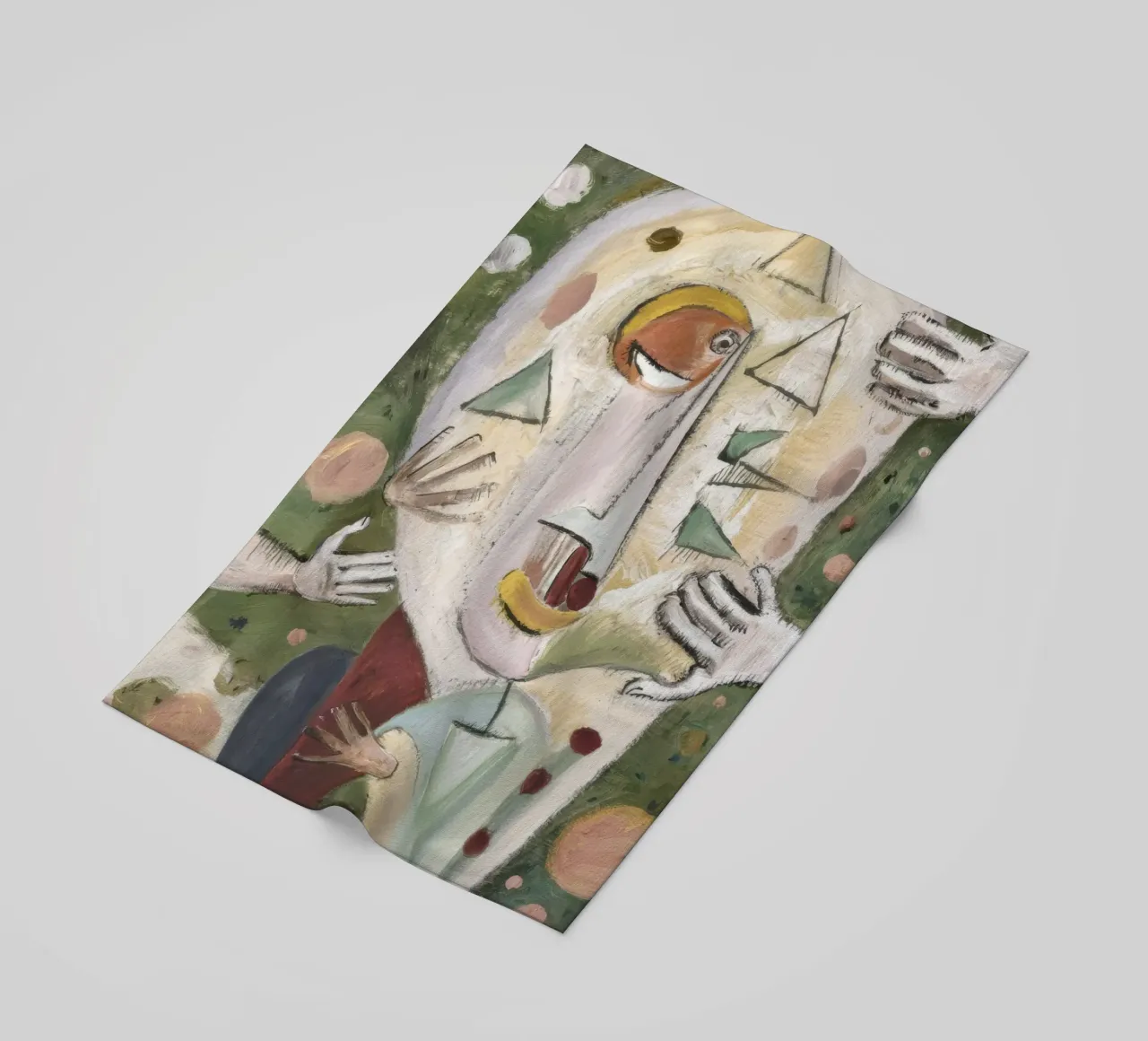 Celestial Offering Dance beach towel by Obisidian Brush