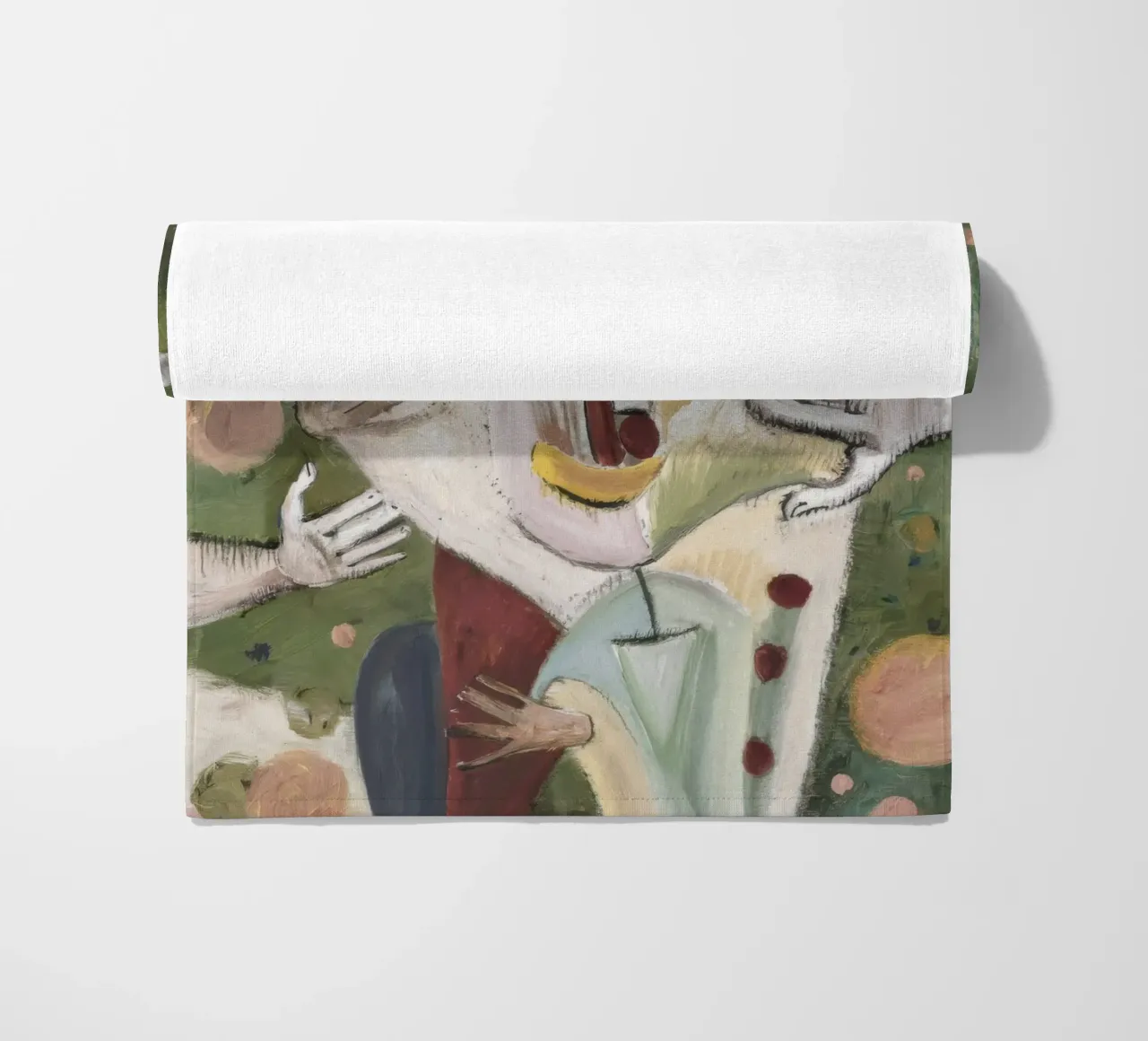 Celestial Offering Dance beach towel by Obisidian Brush