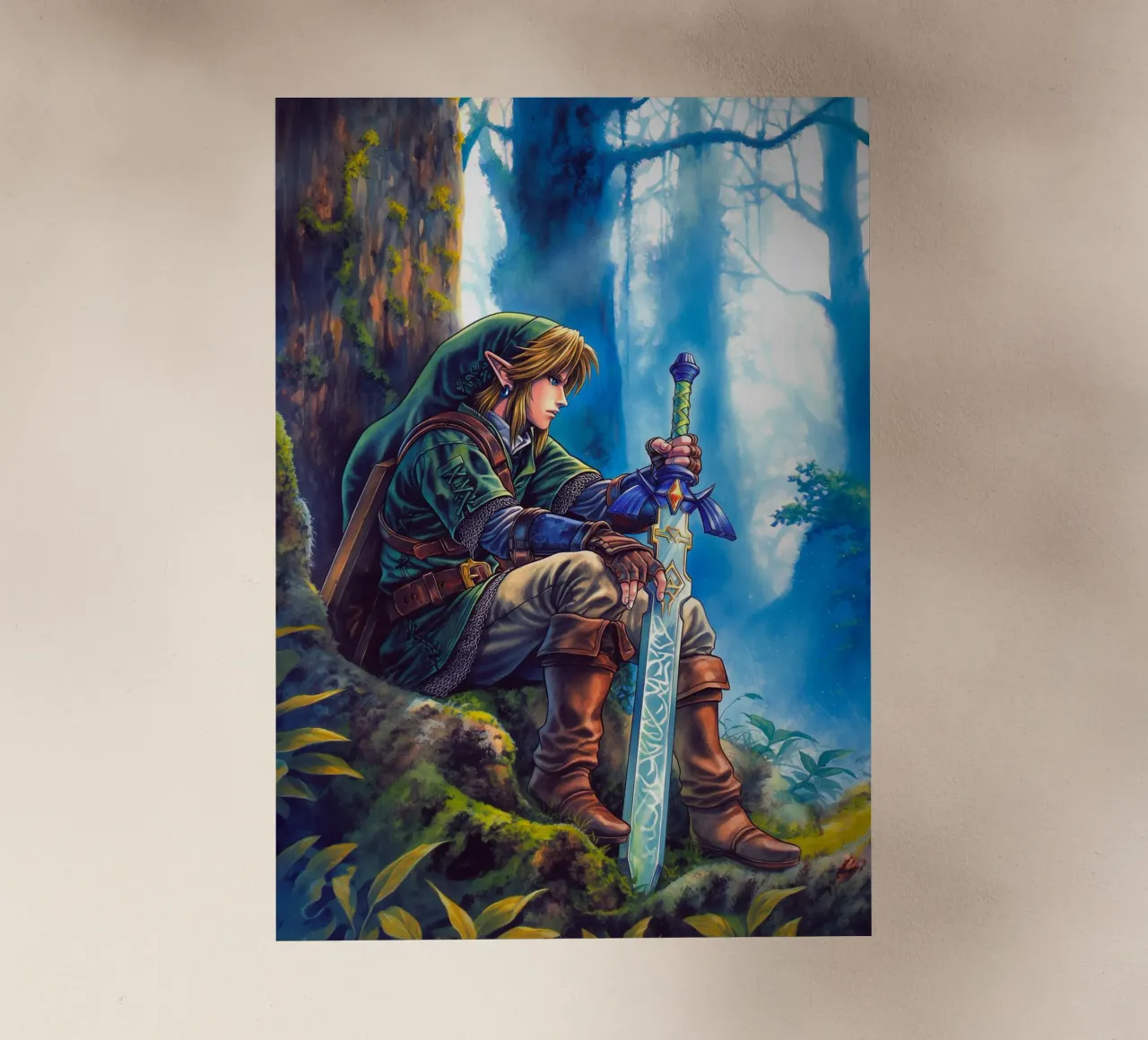 Link La leggenda di Zelda pellicola backlit da Fleur de Lys