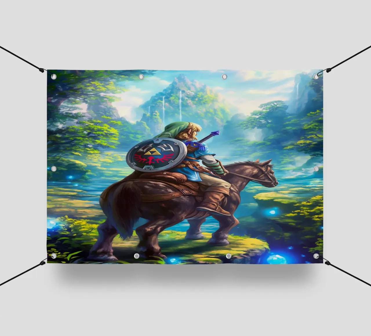 Link La leggenda di Zelda telo in pvc da Fleur de Lys