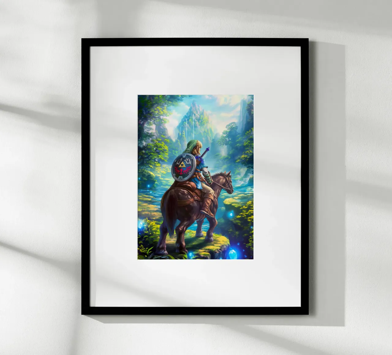 Link La leggenda di Zelda carta hahnemühle da Fleur de Lys