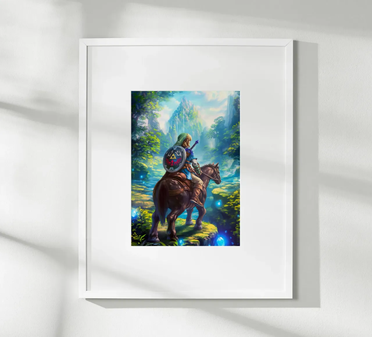 Link La leggenda di Zelda carta hahnemühle da Fleur de Lys