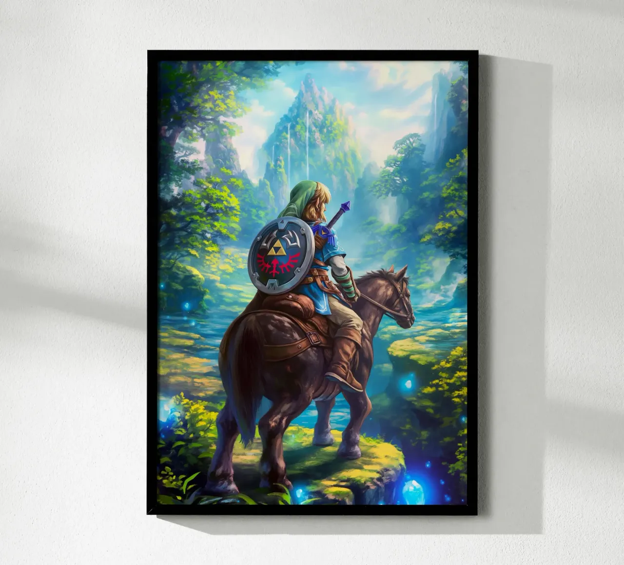 Link La leggenda di Zelda carta hahnemühle da Fleur de Lys