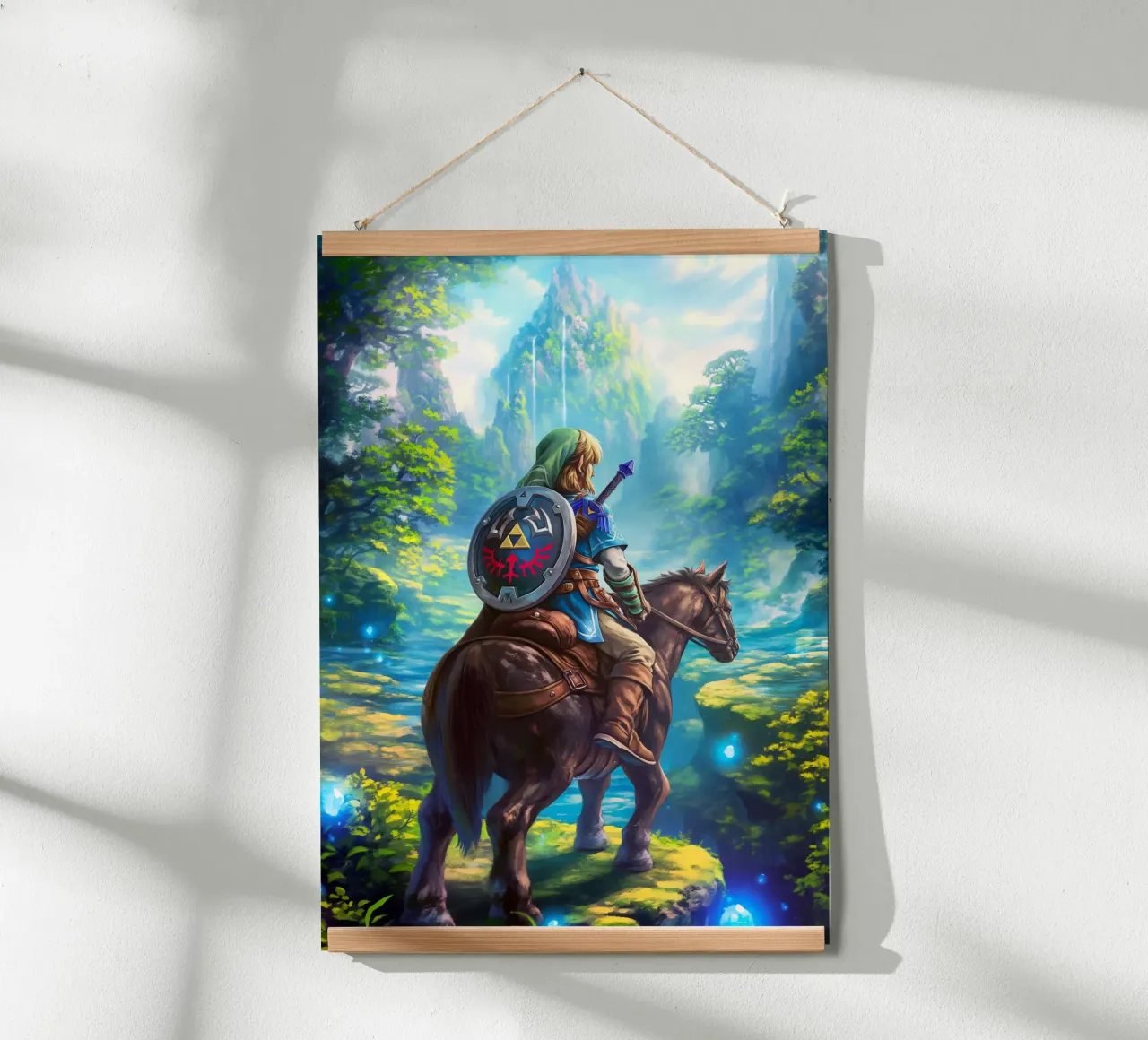 Link La leggenda di Zelda carta hahnemühle da Fleur de Lys