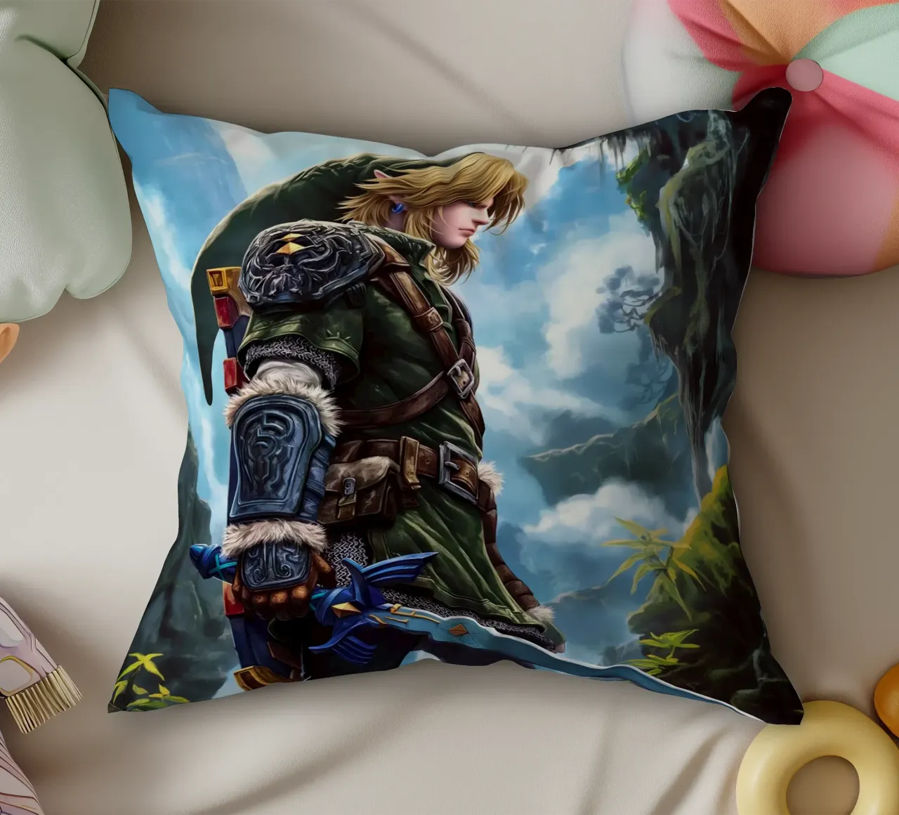 Link La leggenda di Zelda cuscino da Fleur de Lys