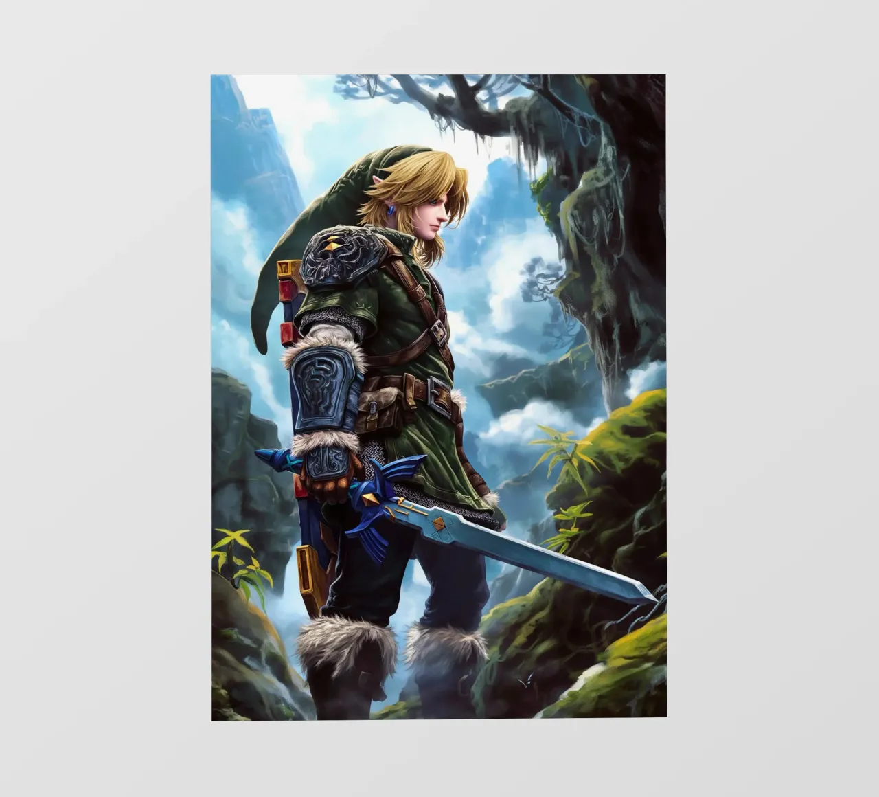 Link La leggenda di Zelda telo in pvc da Fleur de Lys