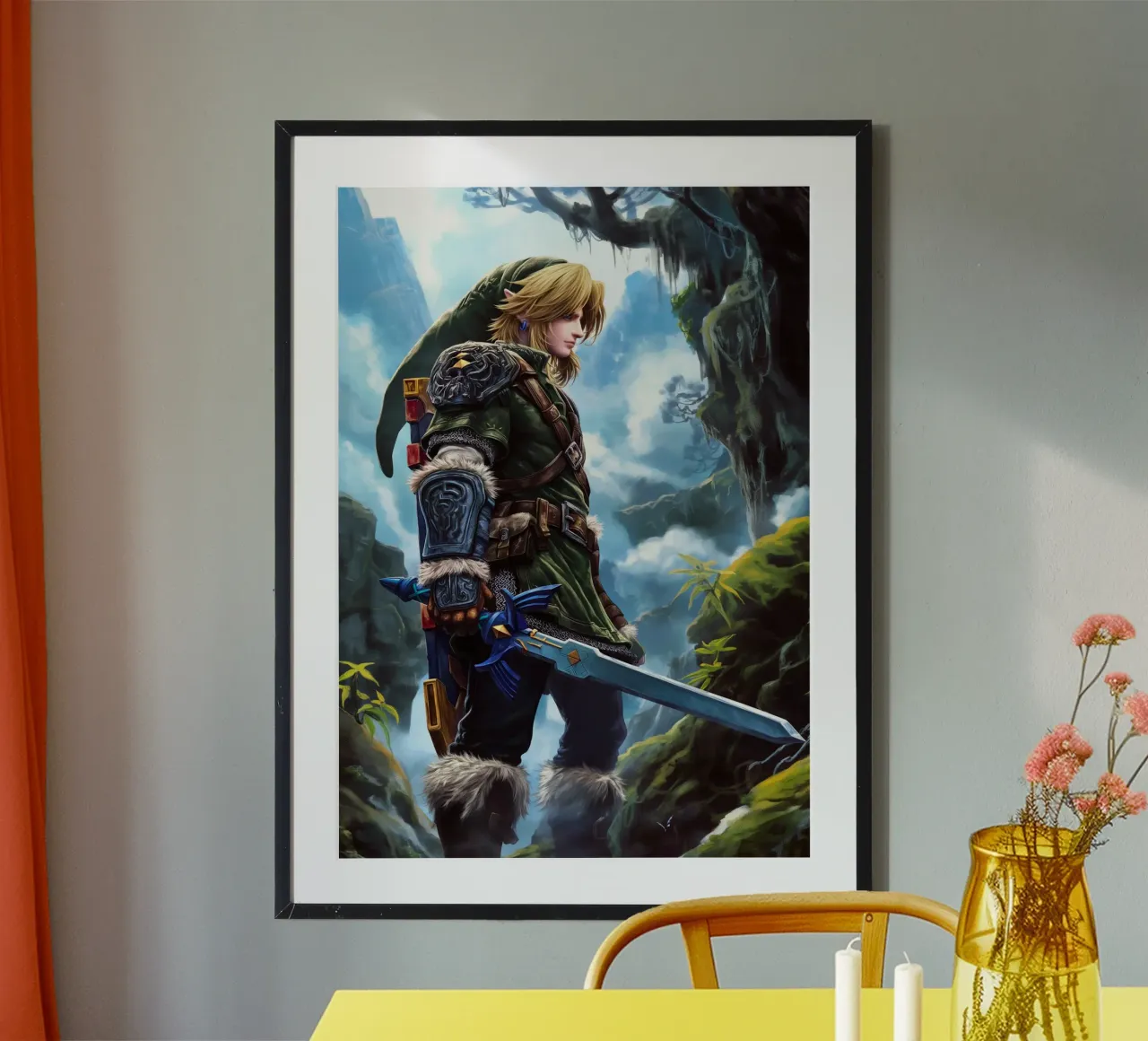 Link La leggenda di Zelda carta hahnemühle da Fleur de Lys