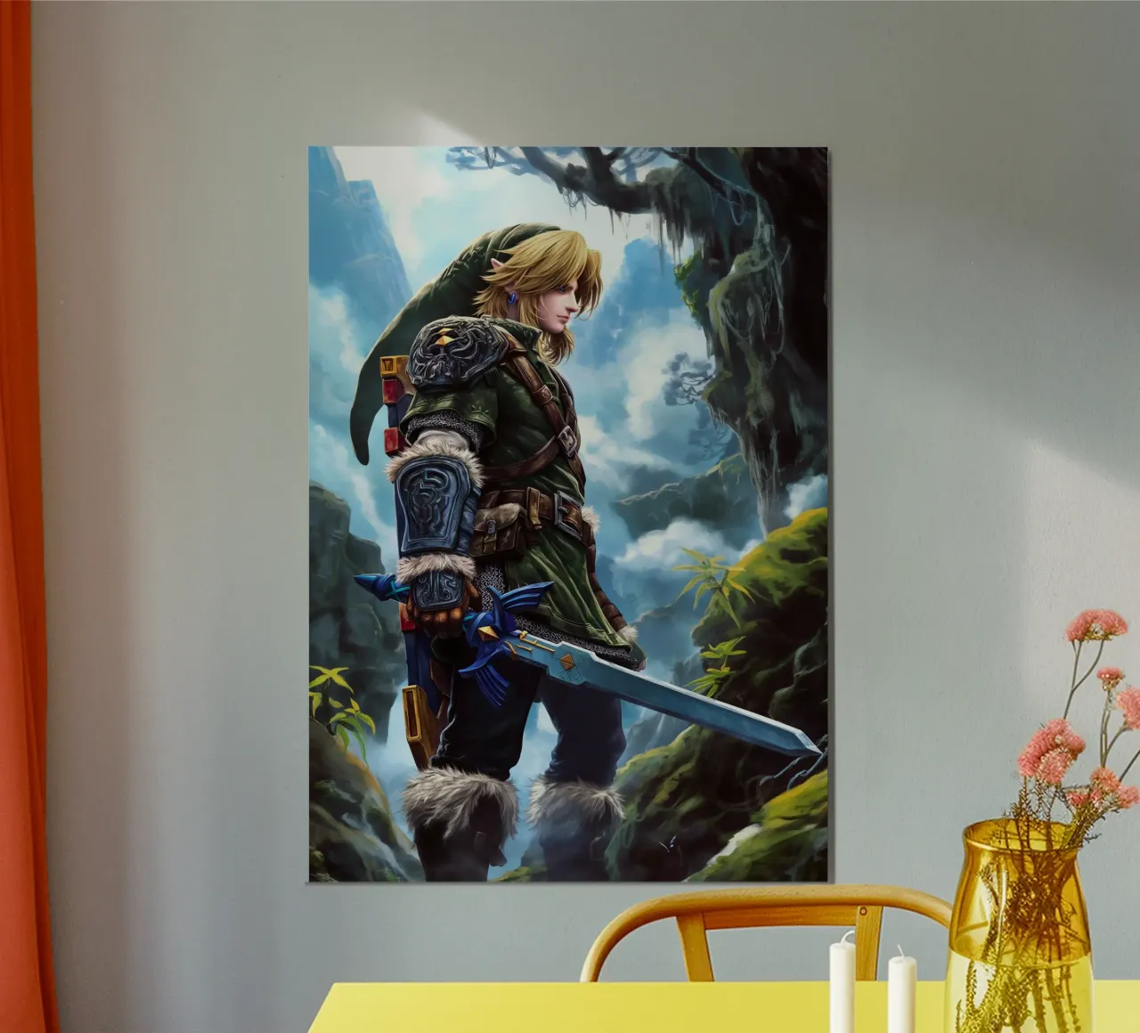 Link La leggenda di Zelda carta hahnemühle da Fleur de Lys