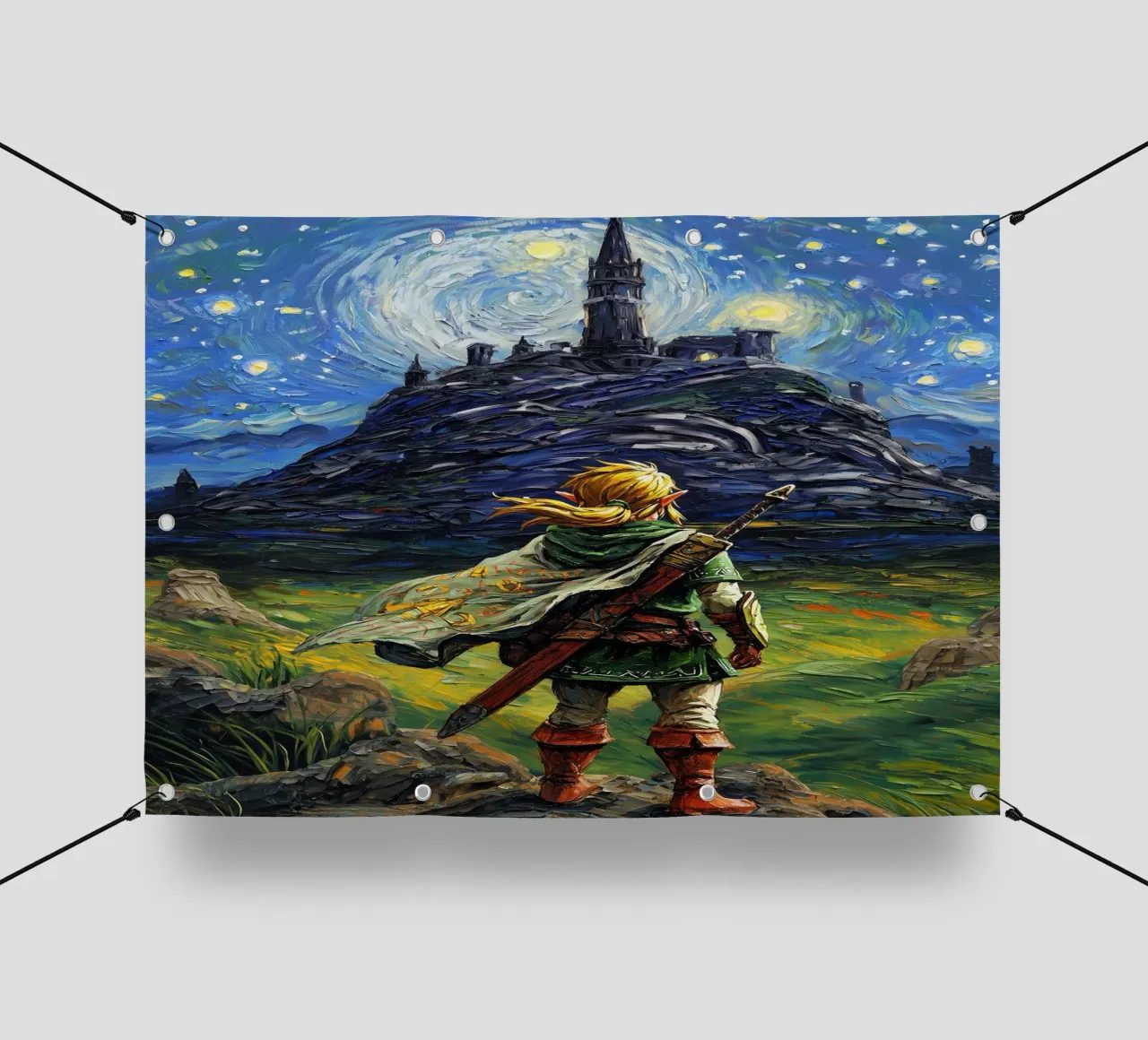 Link La leggenda di Zelda telo in pvc da Fleur de Lys