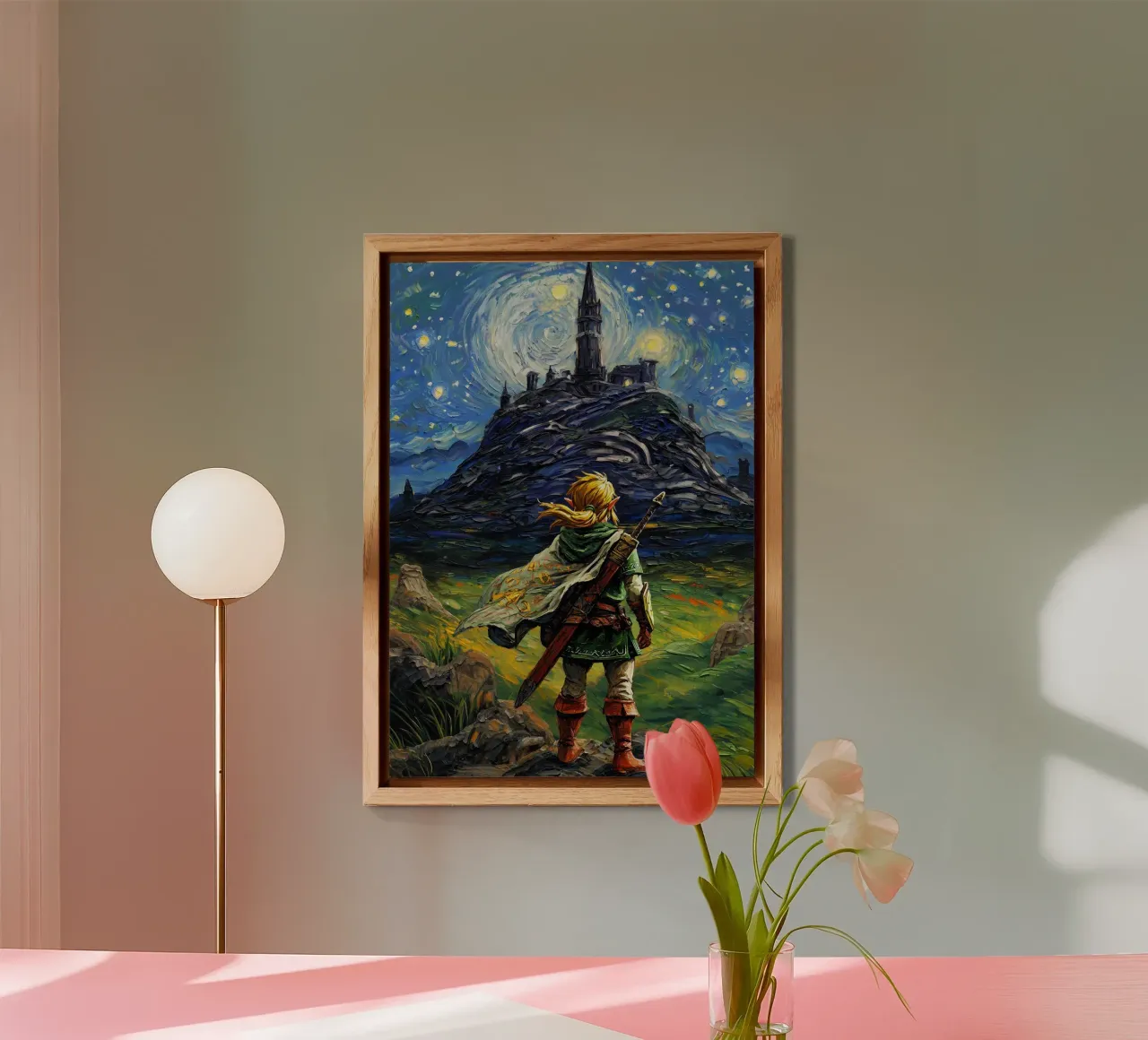 Link La leggenda di Zelda alluminio dibond da Fleur de Lys