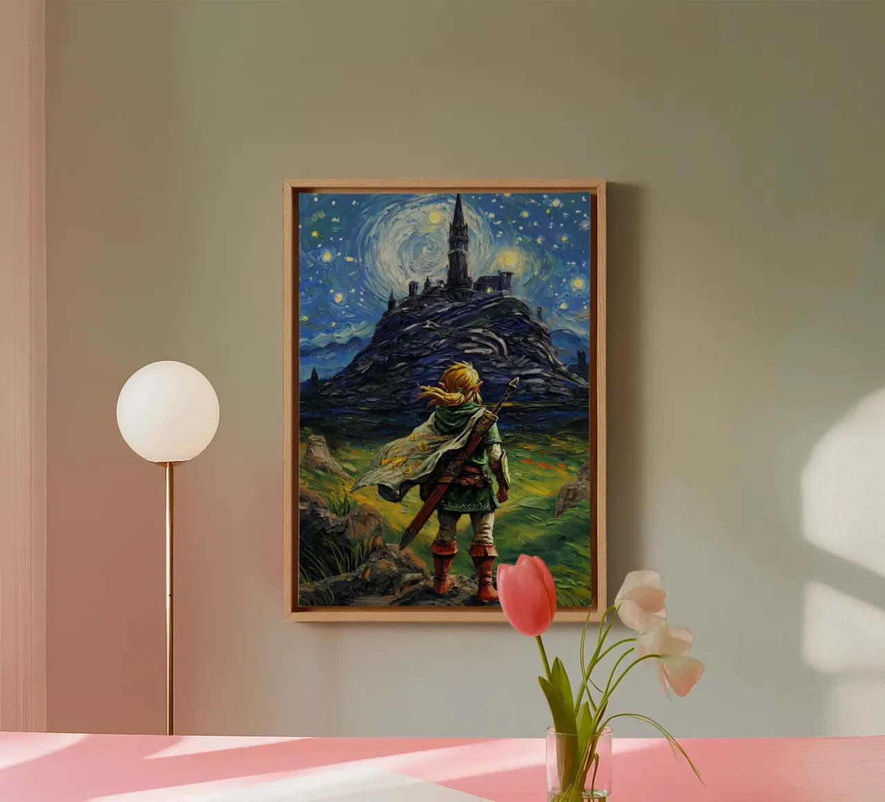 Link The Legend of Zelda canvas by Fleur de Lys