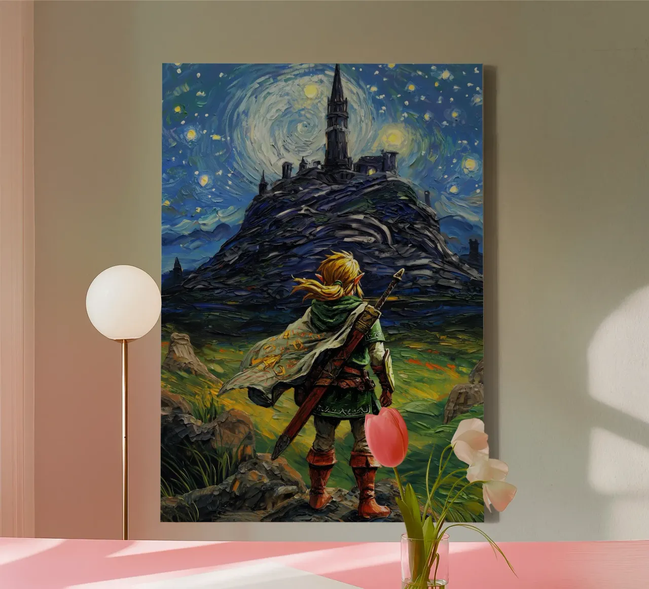 Link The Legend of Zelda canvas by Fleur de Lys