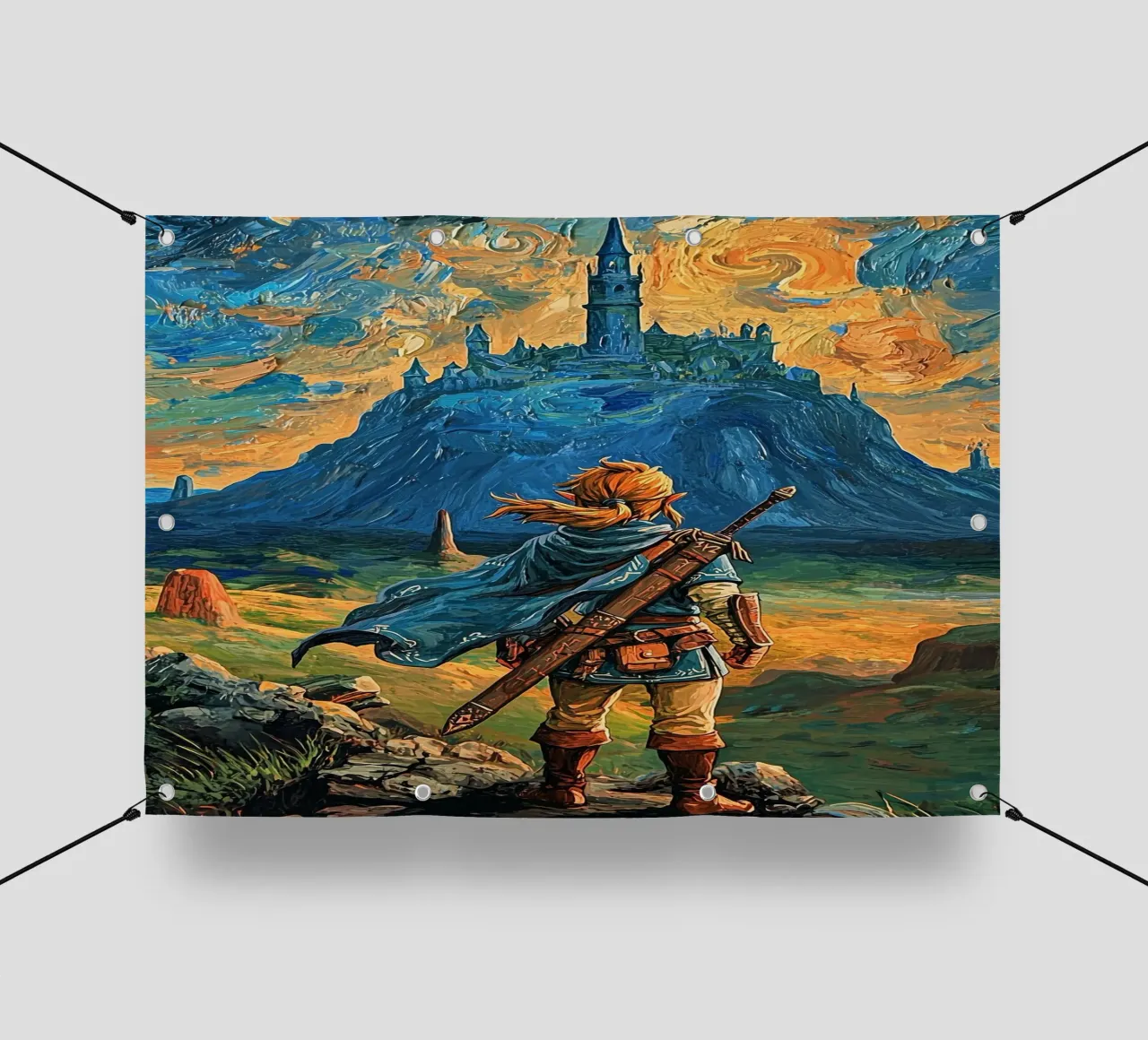 Link La leggenda di Zelda telo in pvc da Fleur de Lys