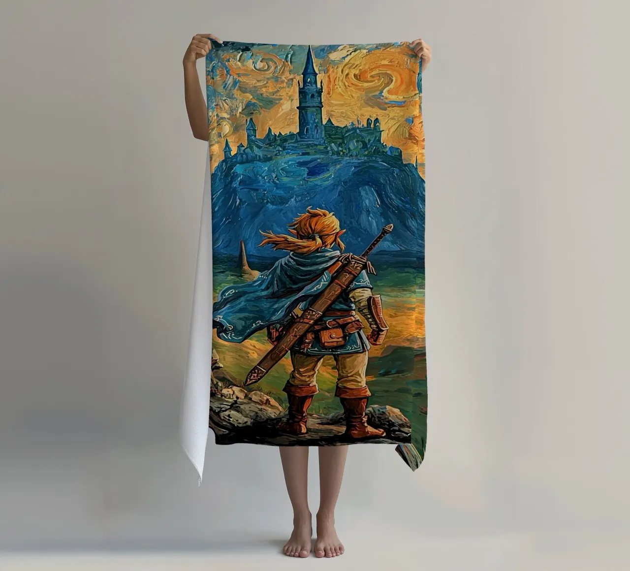 Link La leggenda di Zelda telo mare da Fleur de Lys