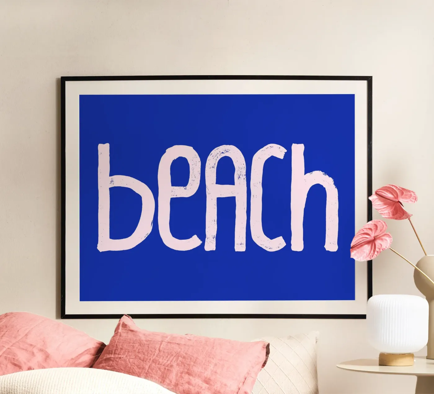 Spiaggia del sole poster da All Colours