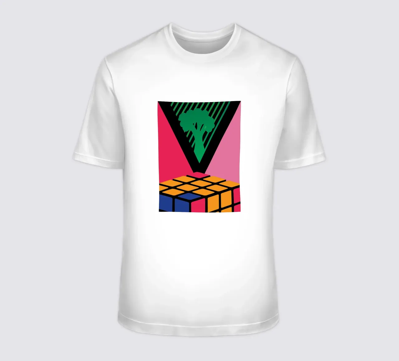 Rubik colorato t-shirt da LOOK DIFFERENT