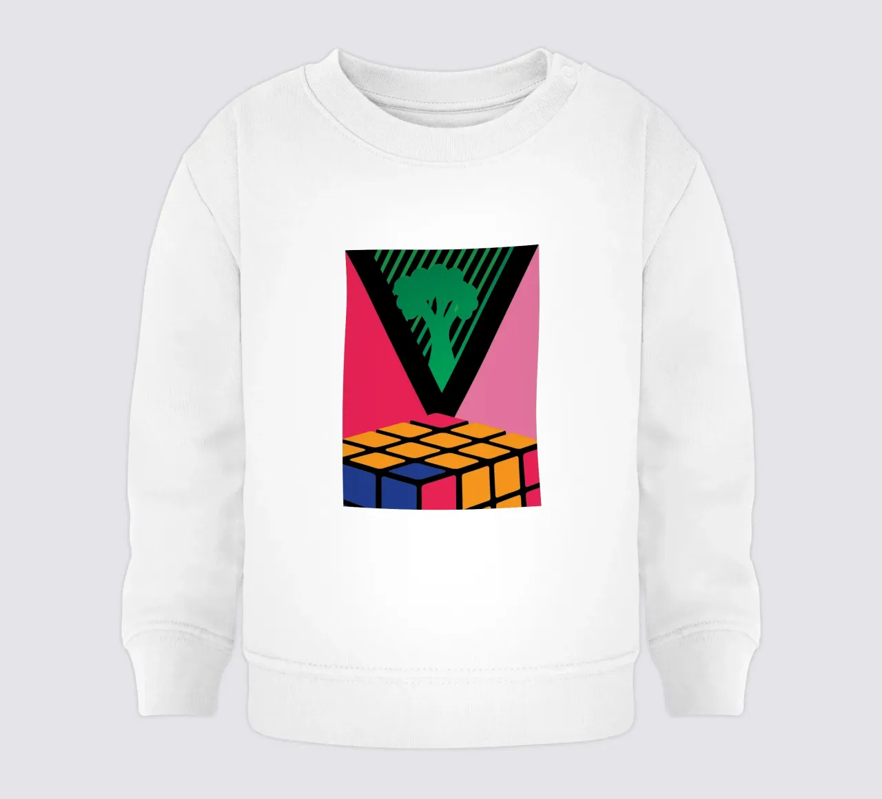 Rubik colorato felpa neonato da LOOK DIFFERENT
