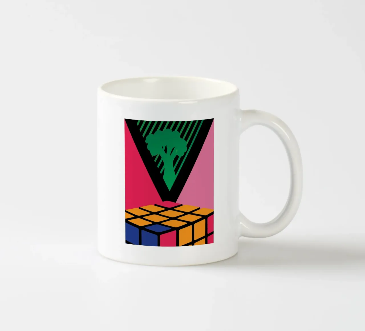 Rubik colorato tazza in ceramica da LOOK DIFFERENT