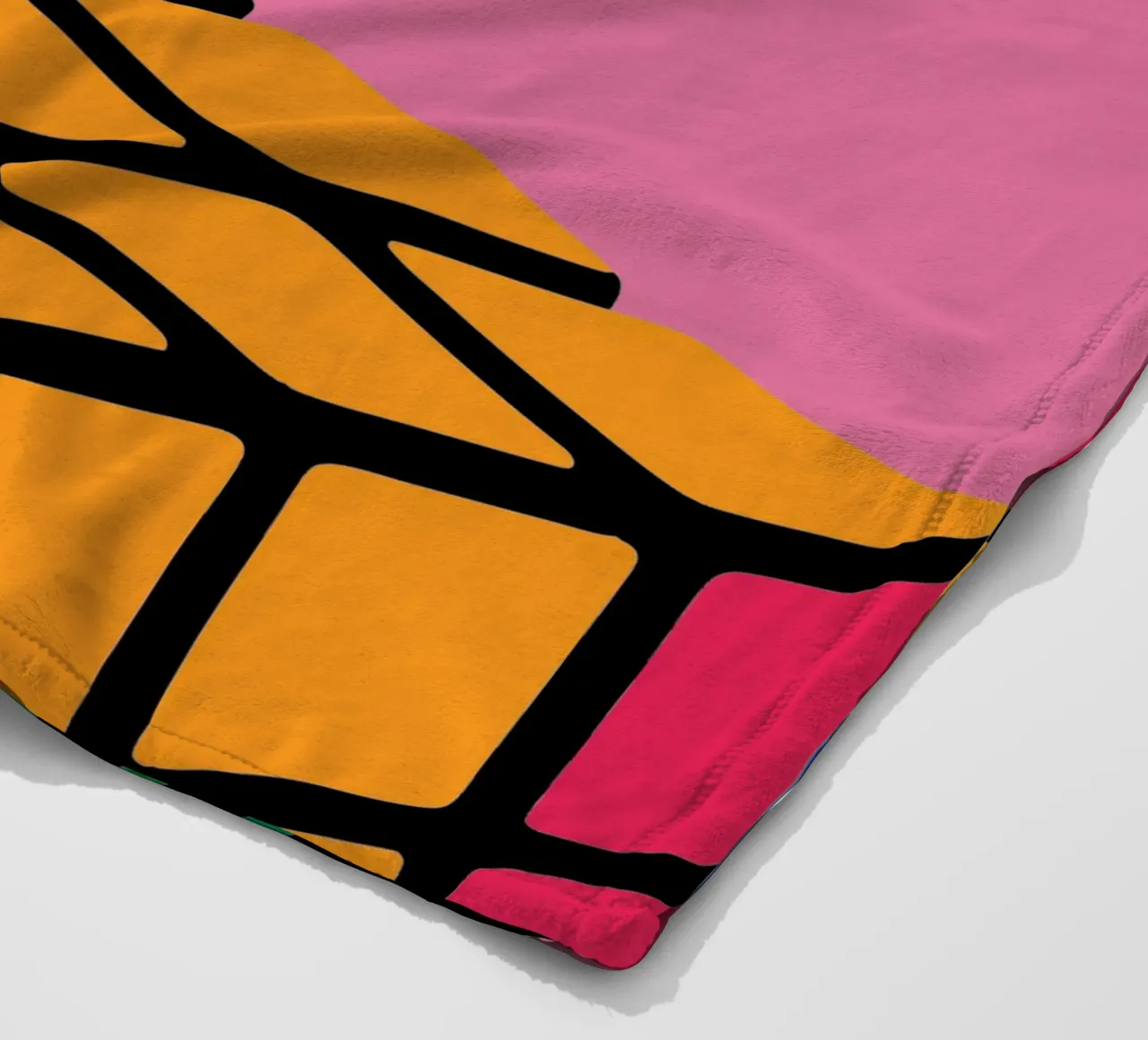 Rubik colorato coperta in pile da LOOK DIFFERENT
