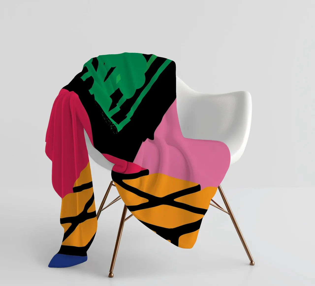 Rubik colorato coperta in pile da LOOK DIFFERENT