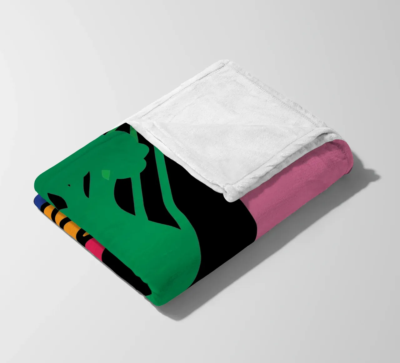 Rubik colorato coperta in pile da LOOK DIFFERENT