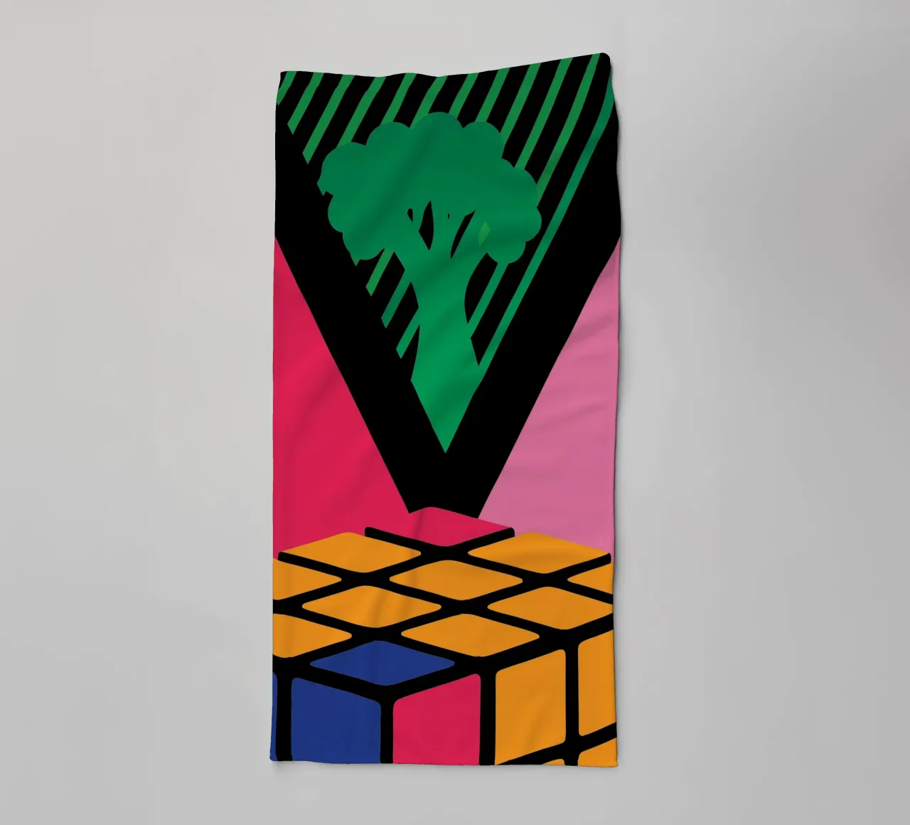 Rubik colorato asciugamano da bagno da LOOK DIFFERENT