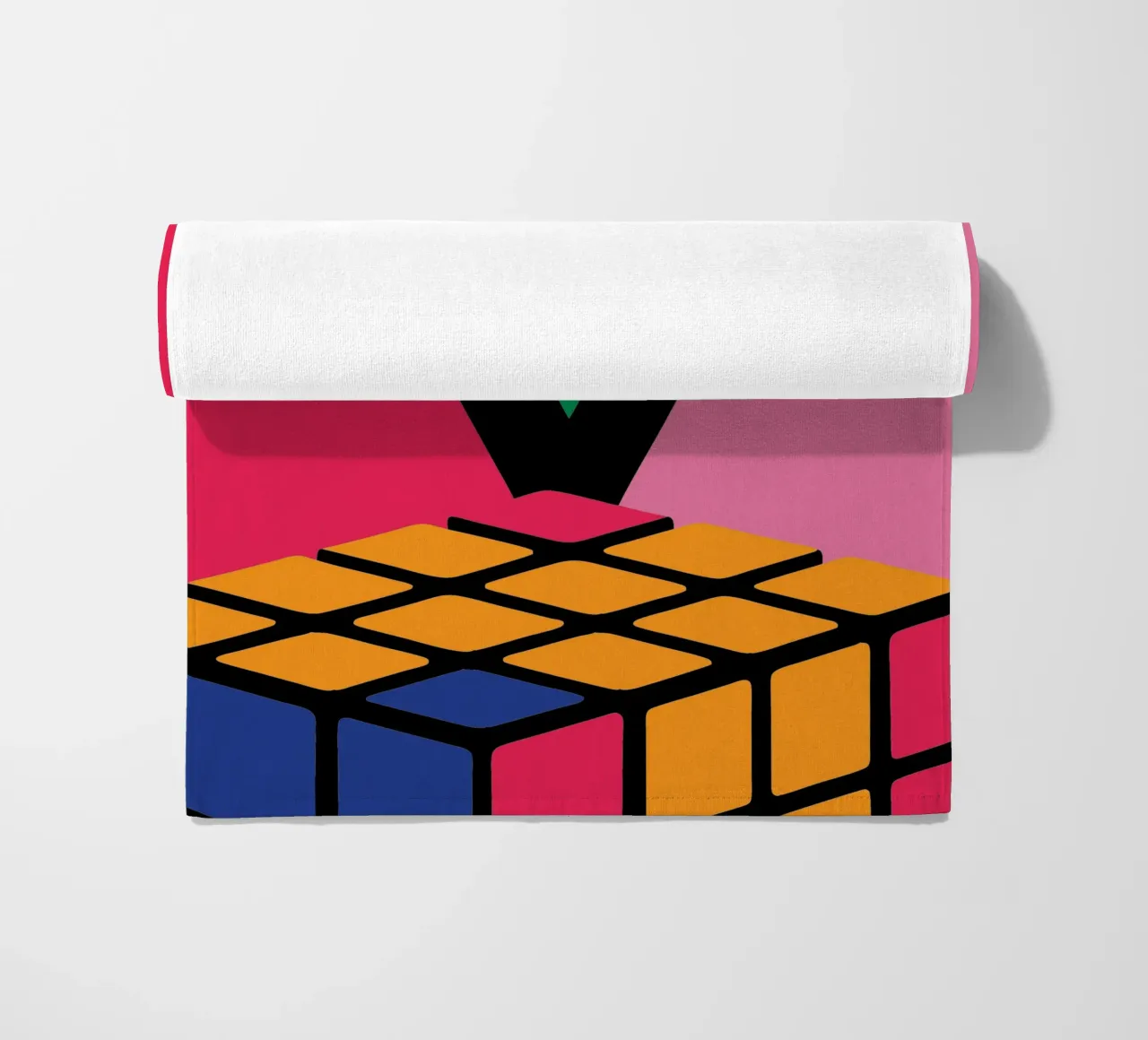 Rubik colorato telo mare da LOOK DIFFERENT