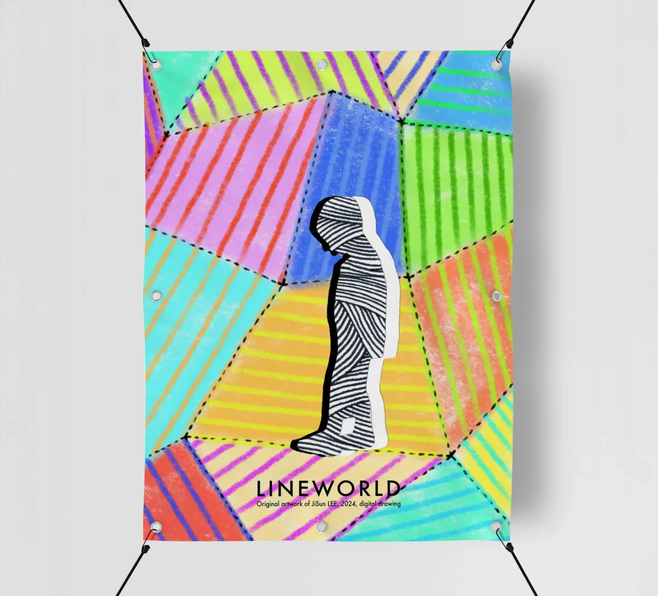Lineworld-1 telo in pvc da artleejisun