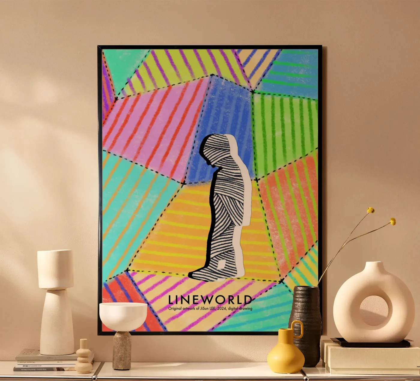 Lineworld-1 poster da artleejisun