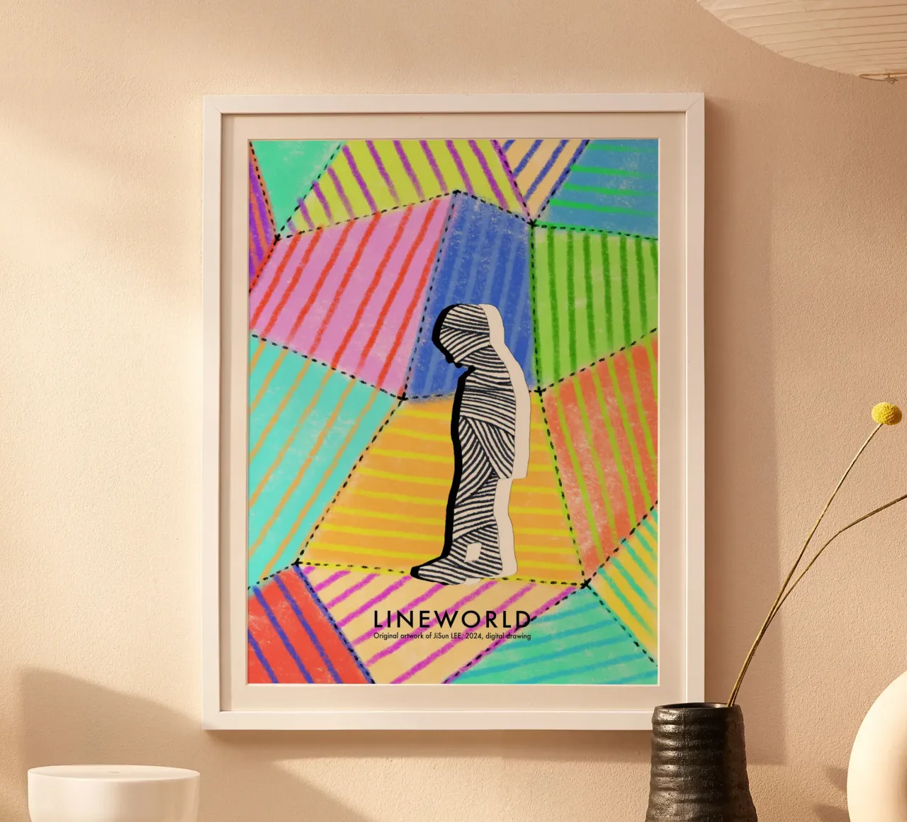 Lineworld-1 poster van artleejisun