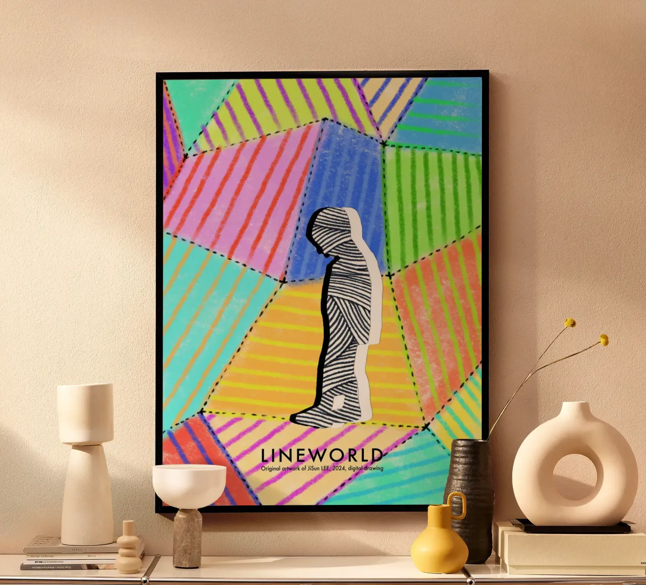 Lineworld-1 poster van artleejisun