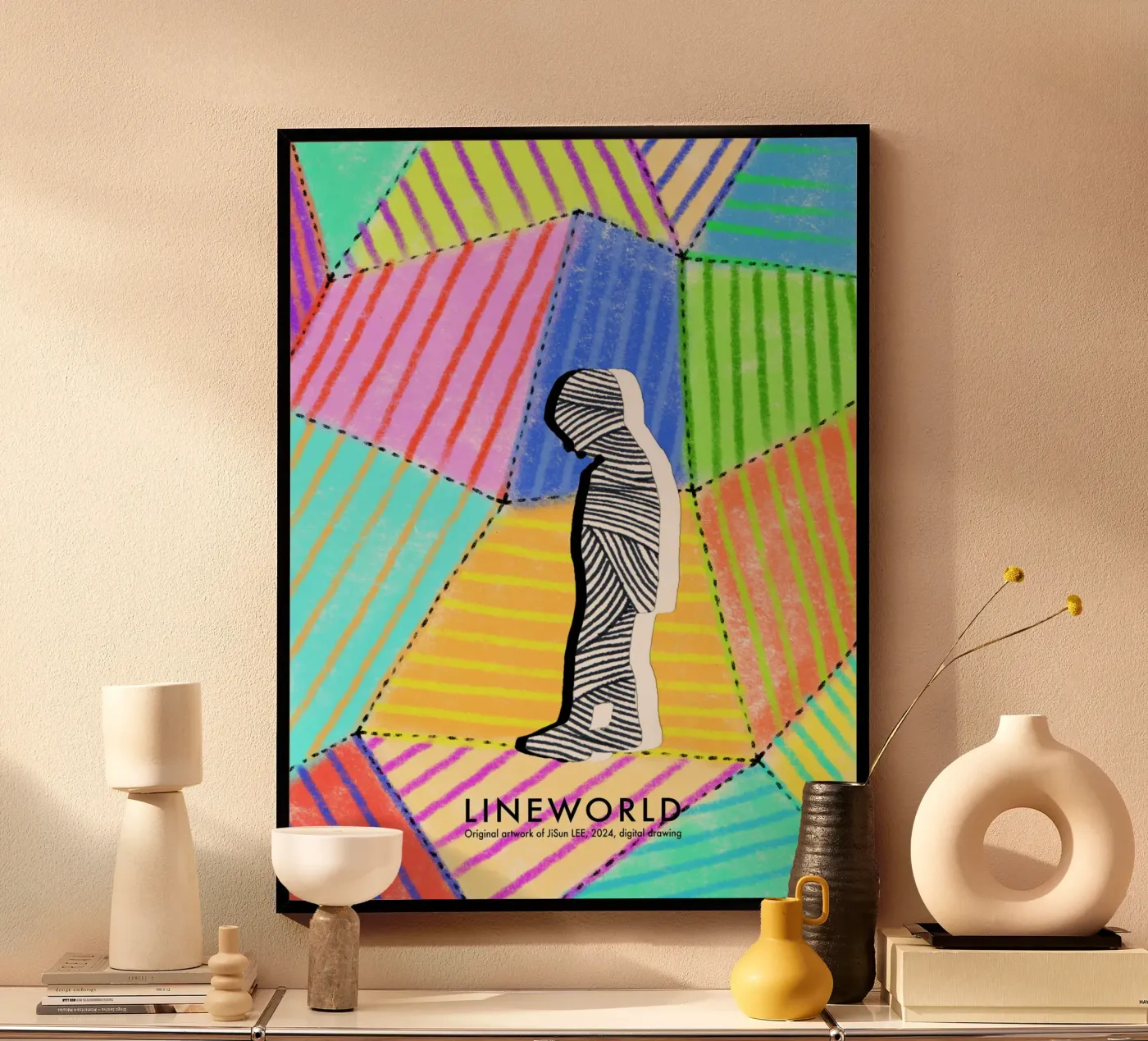 Lineworld-1 poster da artleejisun