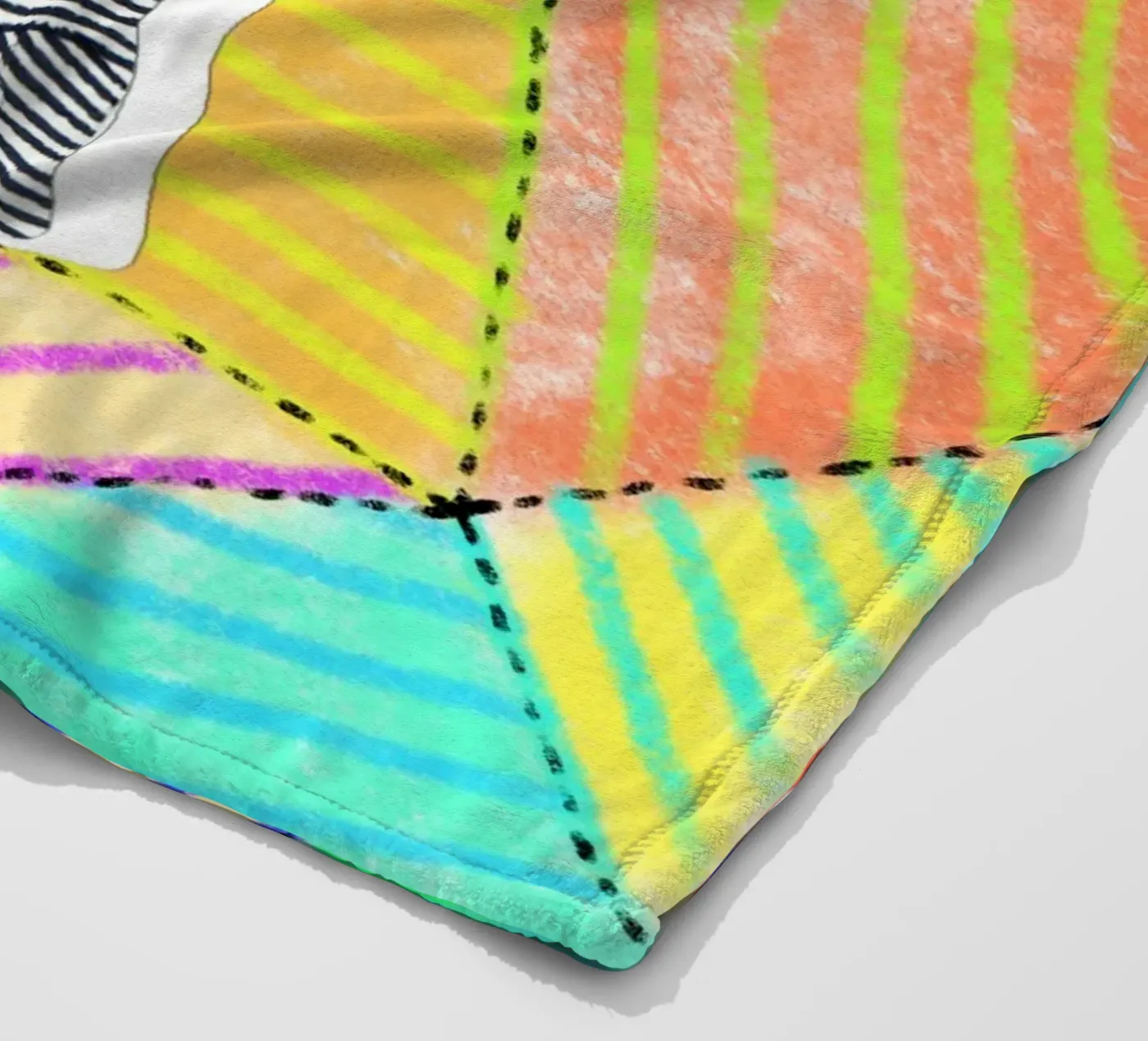 Lineworld-1 fleecedeken van artleejisun