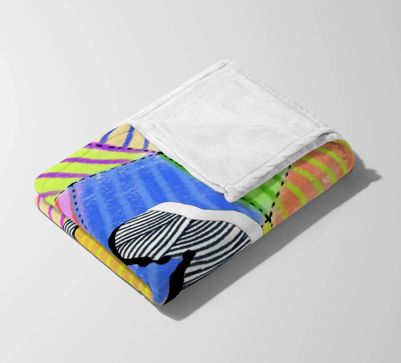 Lineworld-1 fleecedeken van artleejisun