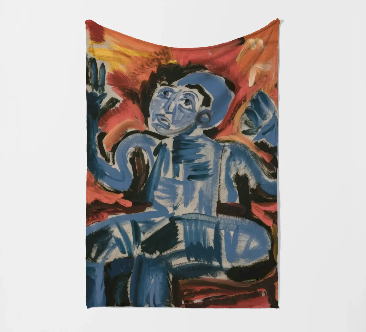 Congelamento dello sguardo di fiamma coperta in pile da Obisidian Brush