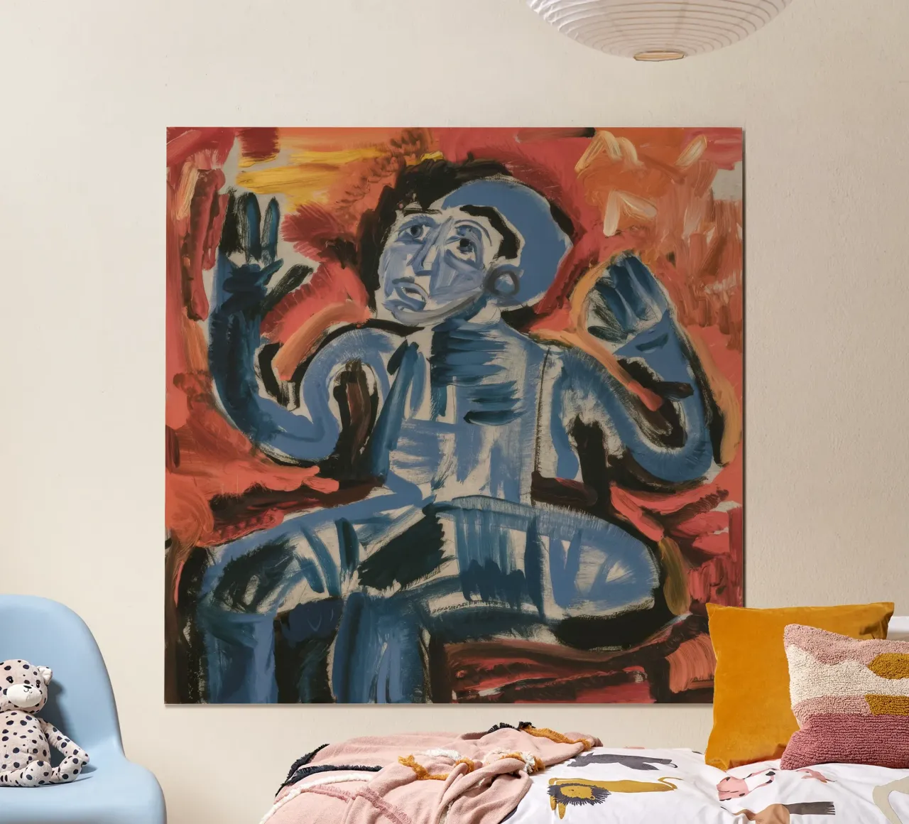 Congelamento dello sguardo di fiamma poster da Obisidian Brush