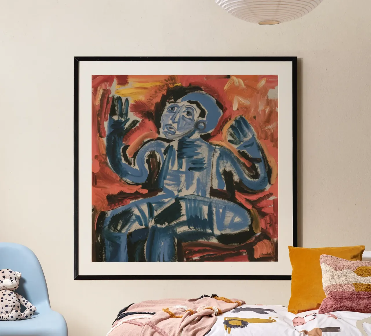 Congelamento dello sguardo di fiamma poster da Obisidian Brush