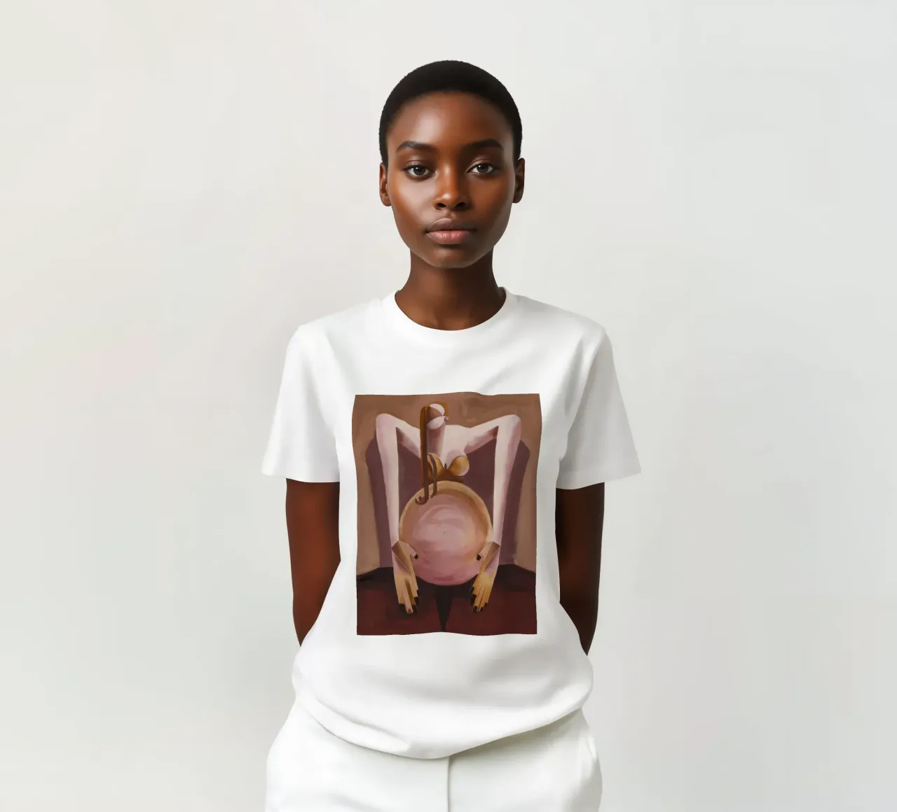 Culla Eco Rosa t-shirt da Obisidian Brush
