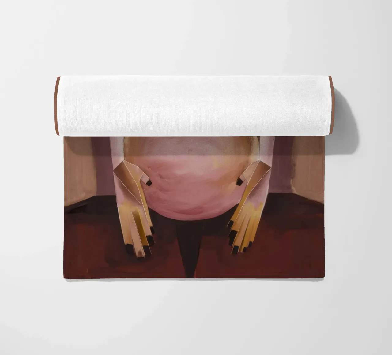 Culla Eco Rosa telo mare da Obisidian Brush