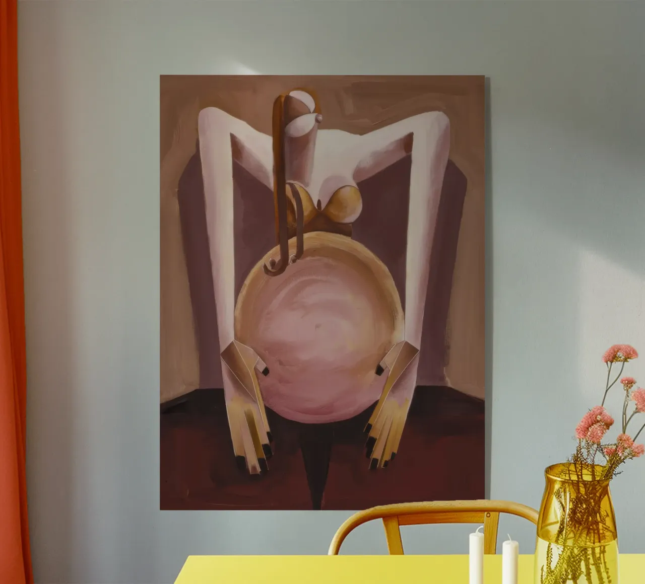 Culla Eco Rosa plexiglass da Obisidian Brush