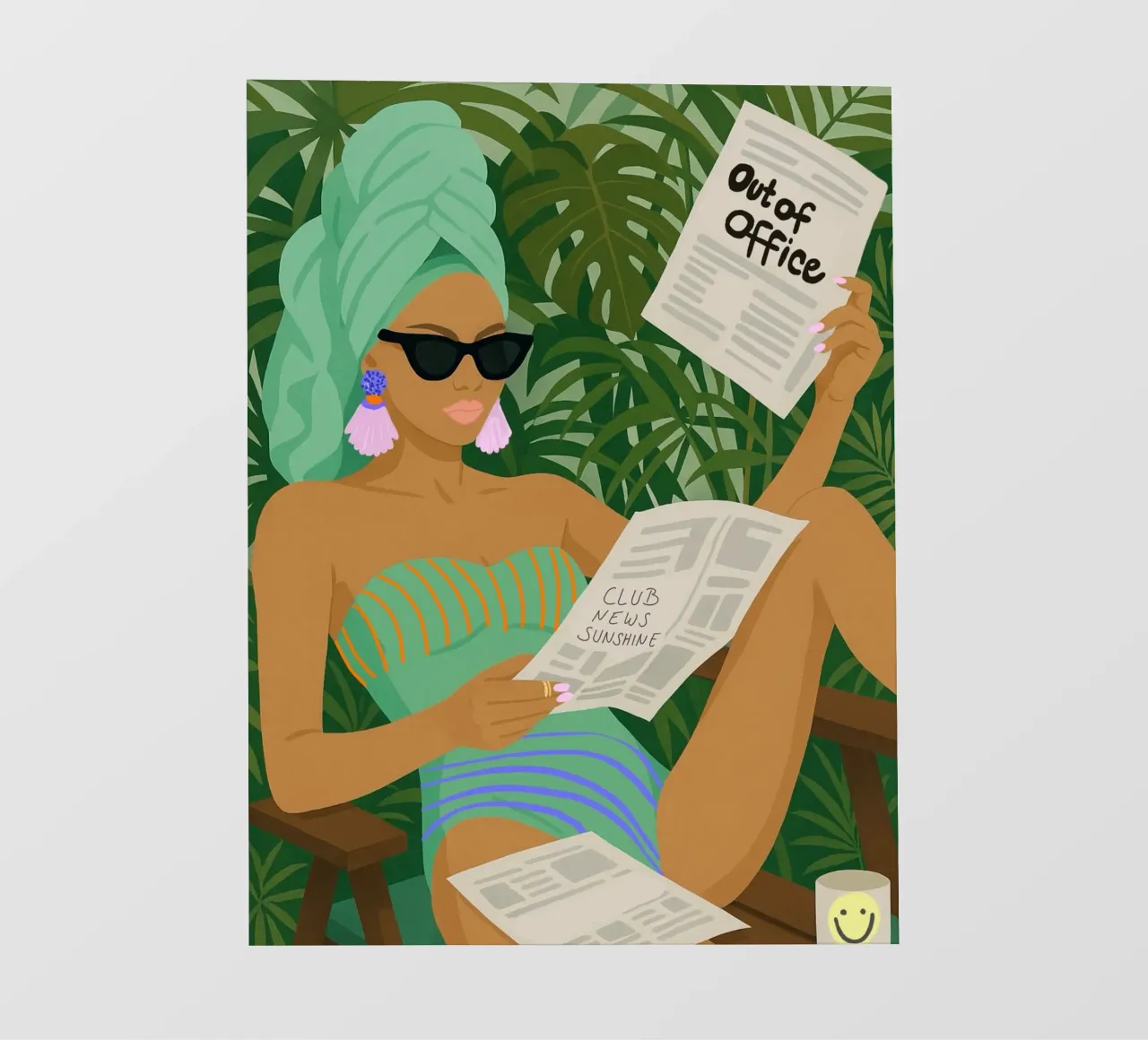 Out of Office pellicola backlit da Hej Ibiza by Ute Arnold