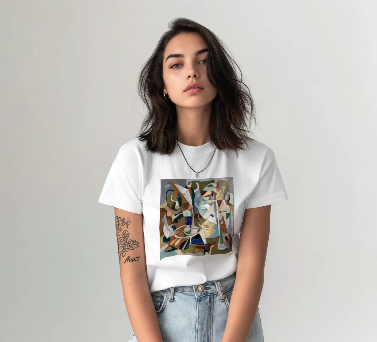 Flusso geometrico della discordia t-shirt da Obisidian Brush