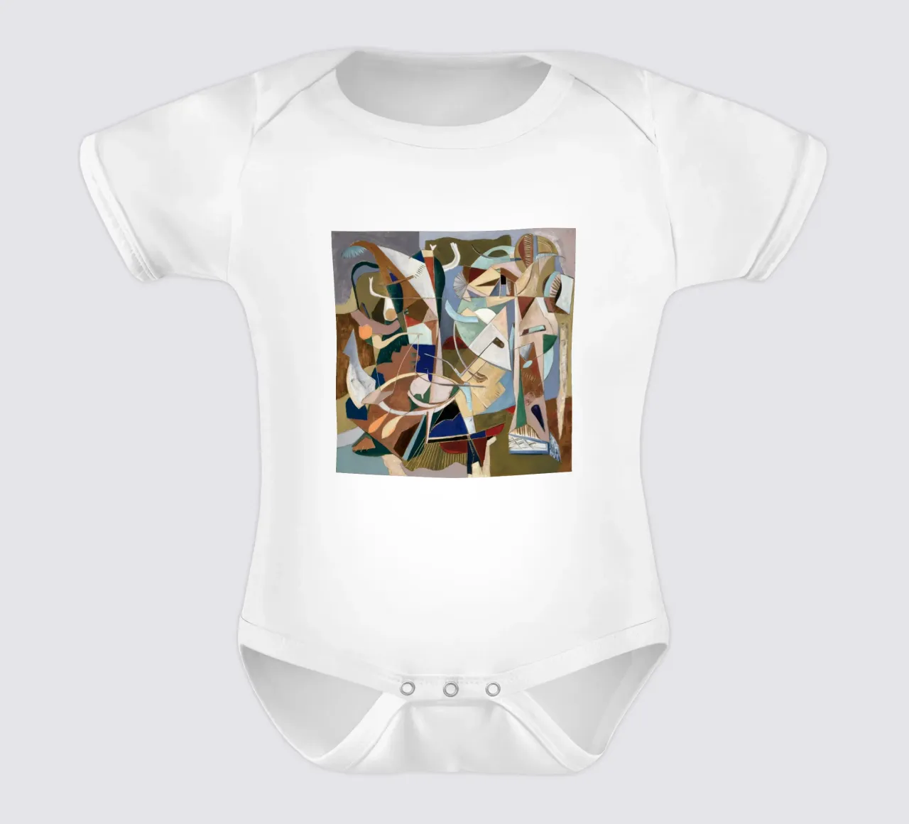 Discord Geometry Flow Kurzarm Babybody von Obisidian Brush